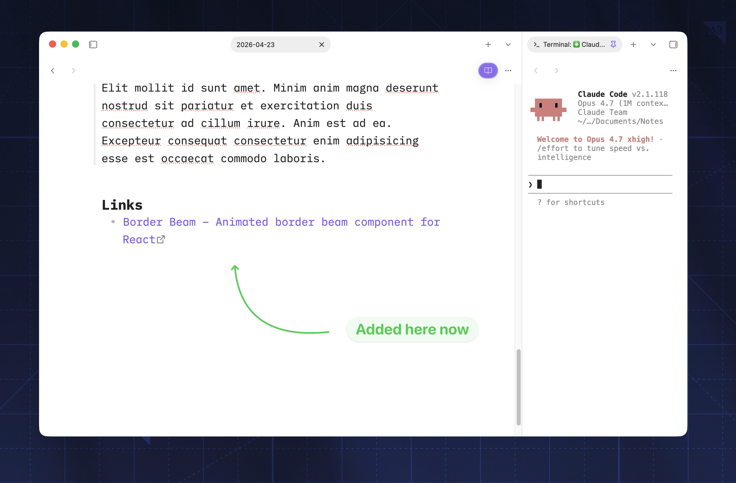Automator Quick Action workflow
